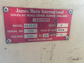 James Burn BB 61 CD,
